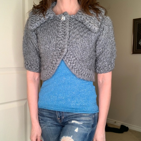 Thomas Wylde cropped cardigan/bolero. - Picture 3 of 11